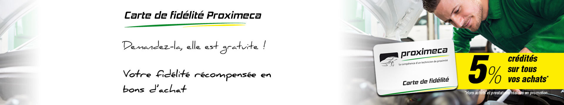 Carte fidélité Proximeca